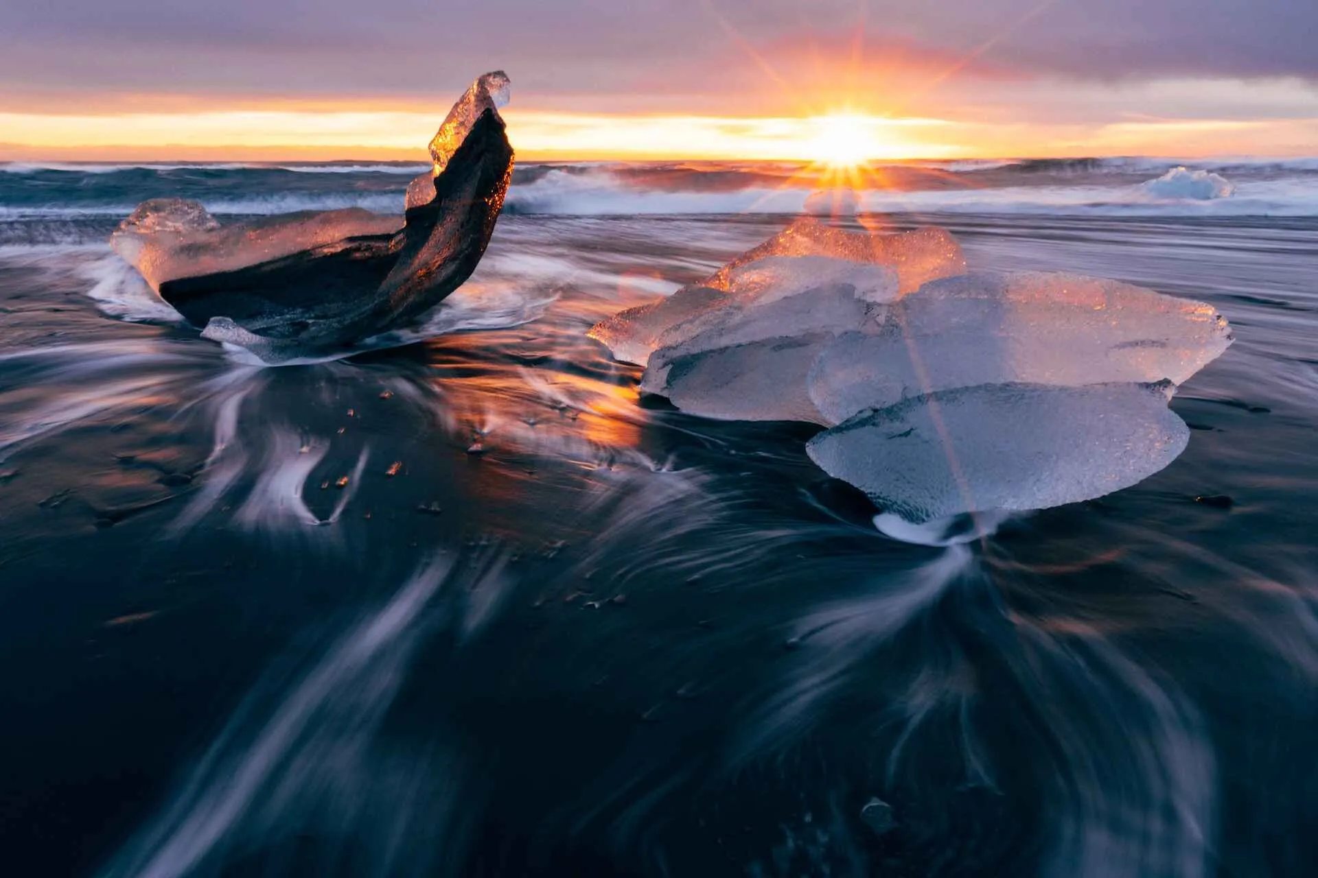 black sand beach iceland