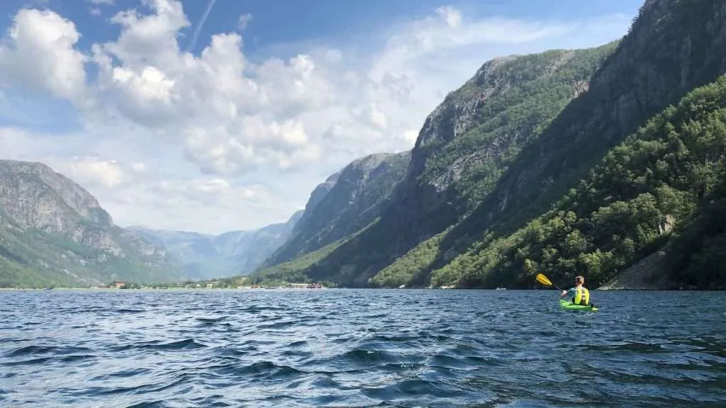 ocean kayak in Norway