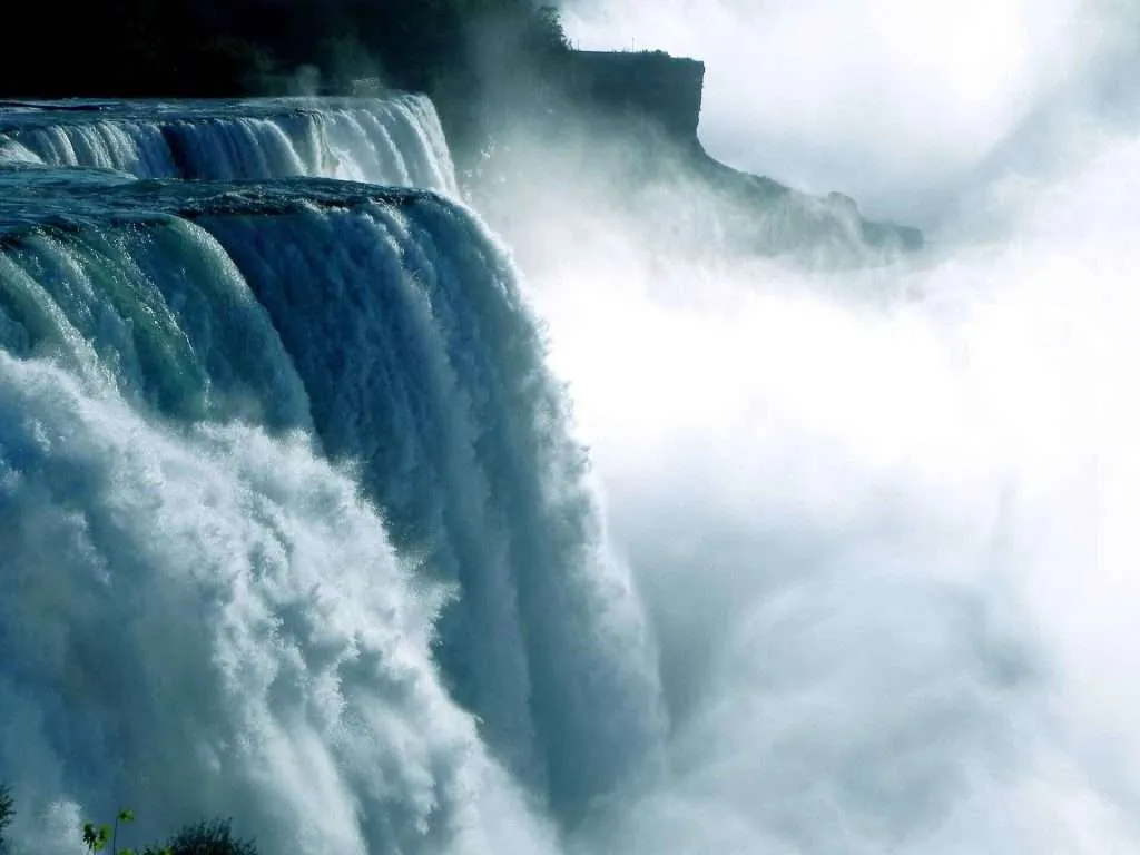 waterfalls near me waterfalls under cloudy sky